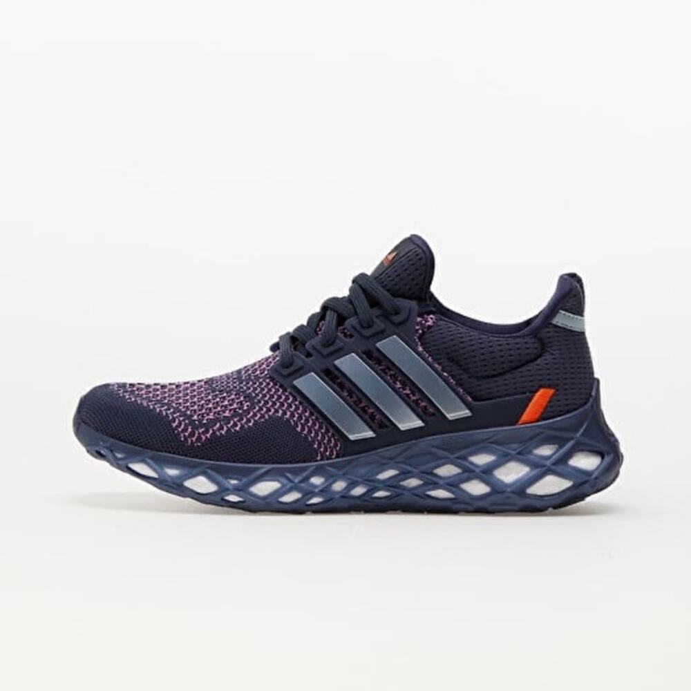 ADIDAS ULTRABOOST WEB DNA Navy/ Mate Green Metalic/ Pul Lilac men’s size 13 EUC